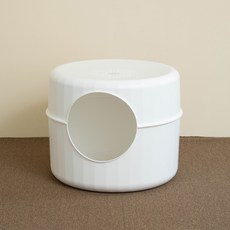 Natural Core 自然核心 NECO 馬卡龍貓砂盆, 1個, 香草白