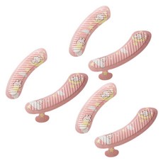 블럭마트 욕실 사계절 변기커버, 핑크, 3개