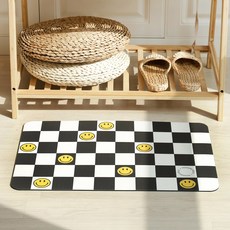 Modernholic 微笑軟式珪藻土腳踏墊, B, 1個