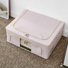 모던하우스 윈도우 폴딩수납 리빙박스 40L, 1개, 오트밀