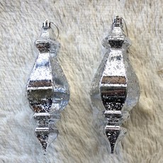 Dawoo F&G 聖誕水銀燈球 2入 x 2組, 銀色