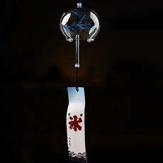 룻츠 글래스 풍경 컬러모빌 6 x 7 cm + 카드 13 x 4 cm type15 2세트, 파란색