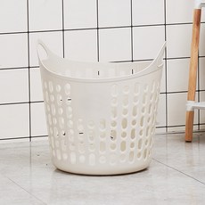 Bcozy 透氣性佳 洗衣籃 45L, 象牙白