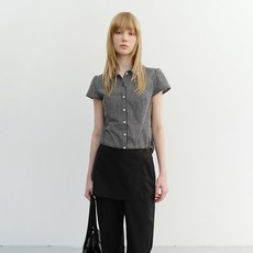 Dunst 女款 VINTAGE CAP SLEEVE SLIM SHIRT UDSH6B222