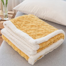 Allo de 麻花雙層加厚露營毯