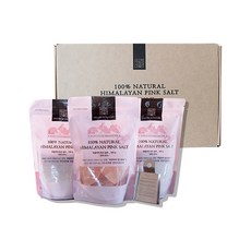 THANKS&NATURE 喜馬拉雅粉紅鹽 大容量實惠型 顆粒 500g x 2入 + 巖鹽 500g + 刨絲器, 1.5kg, 1套