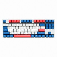 Ducky ONE 2 TKL SEAMLESS BON VOYAGE PBT雙噴油英文有線鍵盤速銀軸, 無數字鍵盤, DKON1887S, 混色