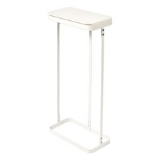 Ribbon J 復古垃圾袋架 纖巧型分類回收桶, 白色