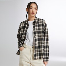 SPAO 法蘭絨格紋襯衫 SPYCE11W01