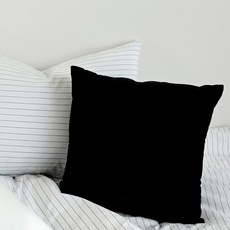 CASA VERDE 素色靠枕套 黑色