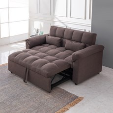 노아가구 잠이쿨쿨 접이식 쇼파베드 방문설치, 초코