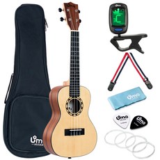 Uma 烏克麗麗 SC1 + 8件組配件, 演奏會型, 1個