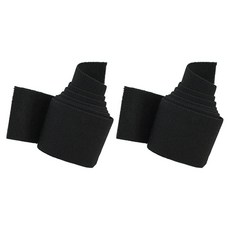 高彈力鬆緊帶 50mm, 黑色, 2件