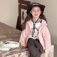 Starbean 休閒彩色連帽防風外套