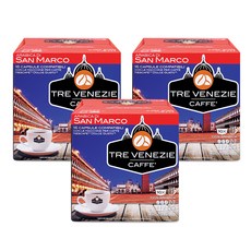 TRE VENEZIE San Marco咖啡膠囊 多趣酷思咖啡機適用, 7g, 16顆, 3盒