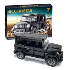 汽車積木 T511 豪華 SUV, 黑色