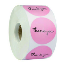 Fullcolors 全彩 自製感謝裝飾貼紙 500入 2.5cm, G-02, 1個