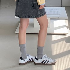 반에이크 여성용 빅로고 자수양말