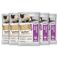 ANF 베터플러스 캣 기능성 사료 샘플, 유리너리+장건강, 40g, 5개