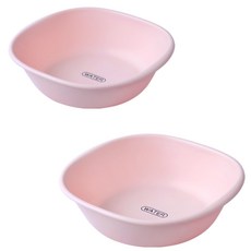 MONACO OLIVE La Pastel方形臉盆 中+大 2件組, 1套, 粉紅色, 粉紅色