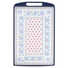 MAISON OBJET 波蘭花紋雙面砧板, 1個, 鐵線蓮