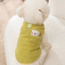 狗狗Artipet可愛小熊牽引胸背帶, 綠色