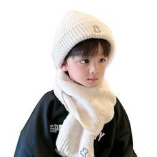 KIZTREE 兒童防寒毛線帽 + 圍巾套組 WS-004