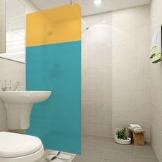 樹叢無膠靜電淋浴窗戶貼 北歐風格 CNSW04, 混合色