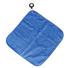 soonZAM 簡單彩色高爾夫毛巾, 藍色