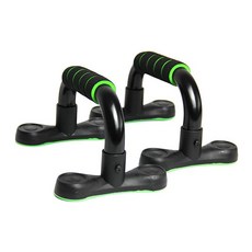 나야스타일 홈트레이닝 헬스 푸쉬업바 YGYP-04 2p, 블랙