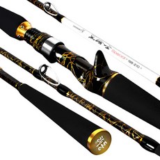 HAIDON 海東 黑騎士專用初/中級石魚釣竿 C195/210, 黑色