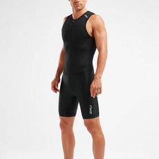 2XU 남성용 액티브 경기복 트라이 수트 자전거 빕숏