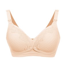 Kong 舒適緹花前扣式哺乳內衣