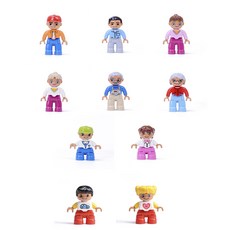 yogoyo 10套兼容的圖形社區A用於孩童塊二重奏, 混合顏色