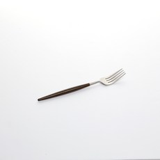 칸타타 옻칠 우드 디저트 포크, 블랙, 단품