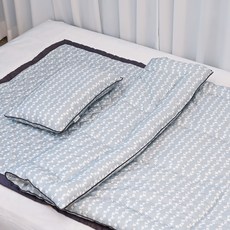 ahtty blanc 嬰幼兒純棉棉被 + 枕頭 + 墊子組, 雲朵