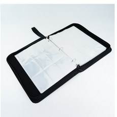 Tillgreen 名片收集卡拉鍊冊, 黑色, 20張