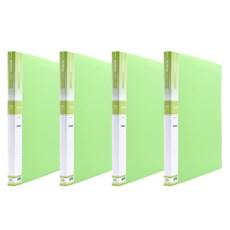 Heemang A3 20頁 透明文件夾 Hc138, 淺綠色, 4個