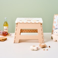 BUTTERSHOP Modern House Bakery BUTTER熊 折疊椅凳, 1個, 米色