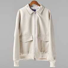 하이후 남성용 오버핏 레자 투웨이 집업 자켓 HJ3002