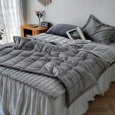 LEREVE 소프트 양면 극세사 차렵이불