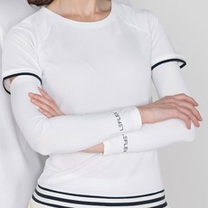 Leflex Pro 防紫外線運動涼感袖套 2件組, 1套, 白色