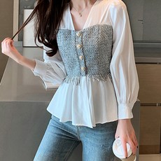 LUNA GIRL 針織粗花呢上衣