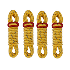 디트리 營繩 + 繩扣 4入組, 黃色(營繩)