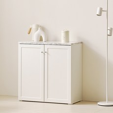 헤이몰리 베이글 800 다용도 주방수납장 방문설치, 대리석패턴