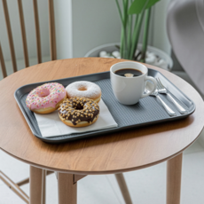 미니모 국산 고강도 컬러 쟁반 트레이, 스페이스그레이, 1개