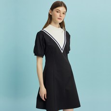 DEBB 女款V領設計重點洋裝 DEAMA4037M