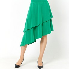 dancedome 水晶斜紋雙層裙 LDS12500, 綠色