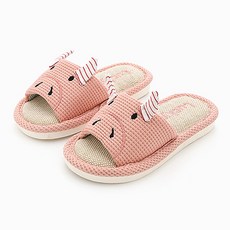 童款Lucky小牛室內拖鞋, 粉色