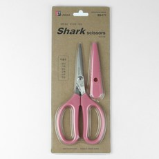 유니크 샤크가위 170mm, 로즈핑크, 1개